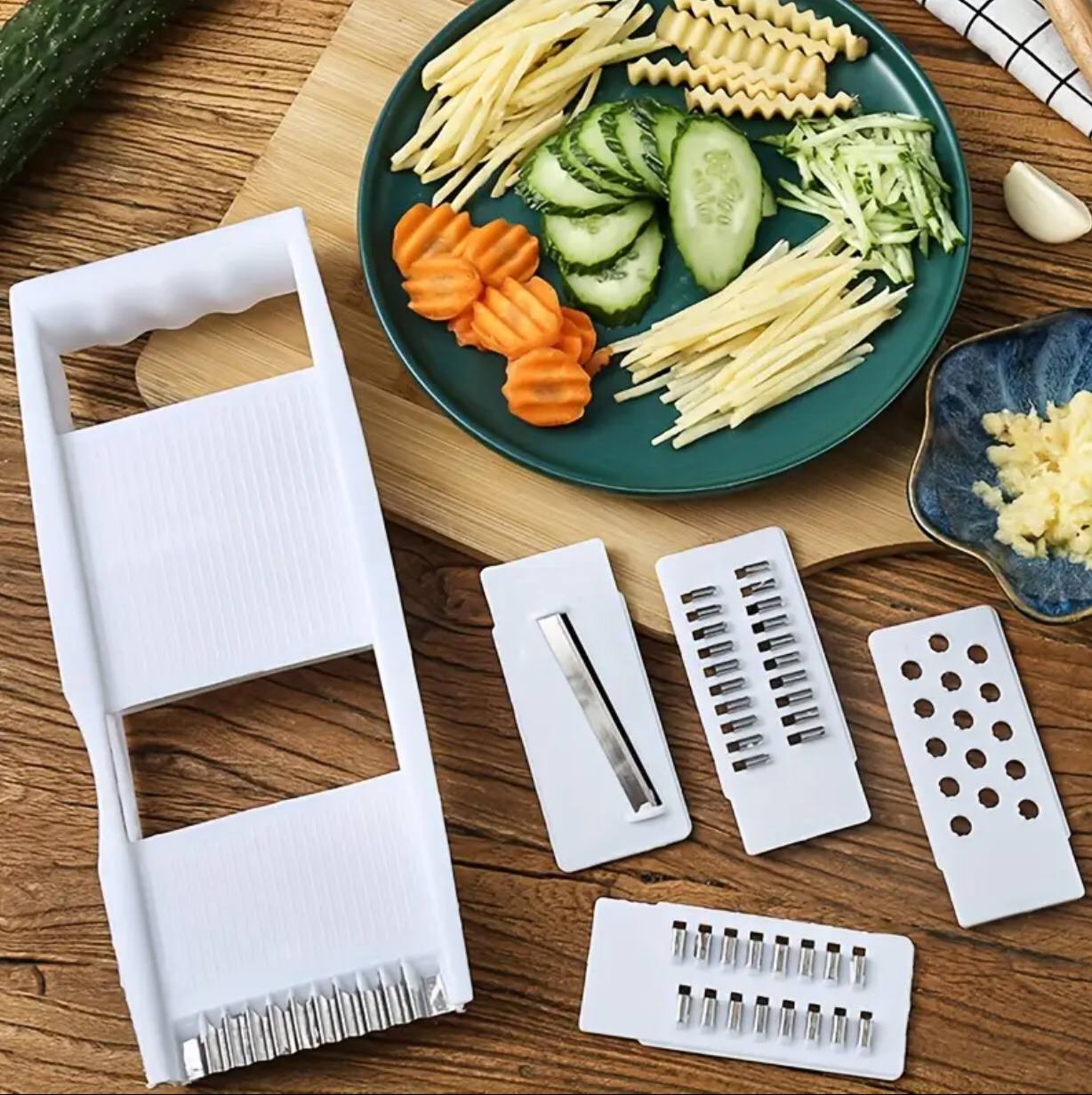 5 in 1 manual Multi-Functional Vegetable Slicer & Grater
