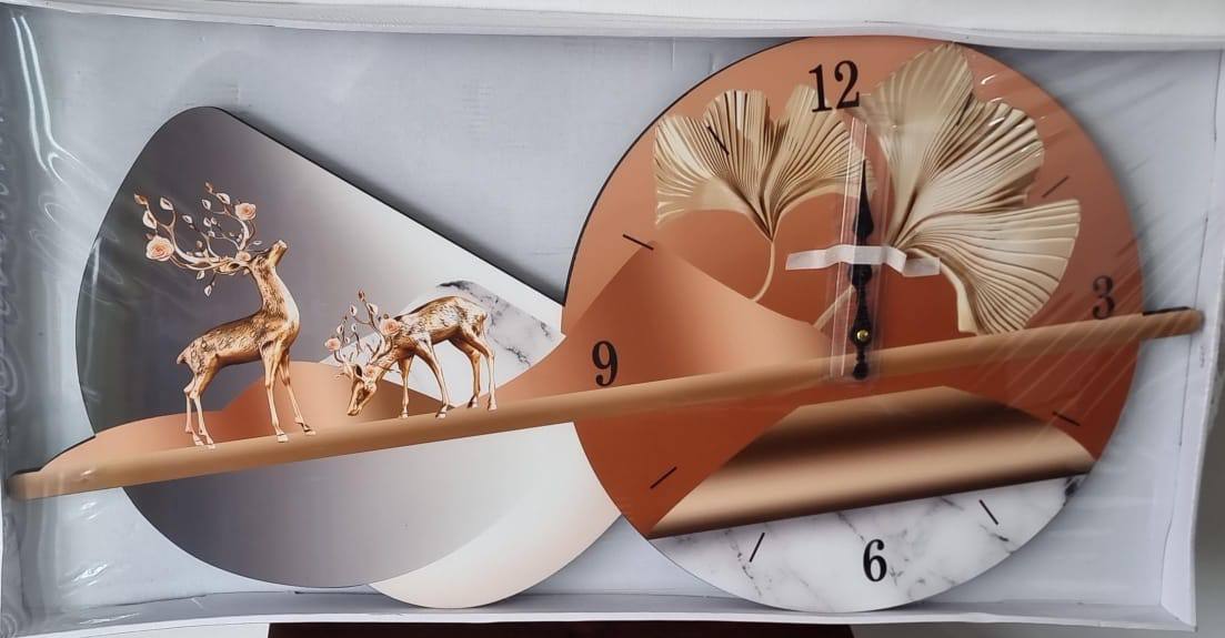 80x40cm Decor wall clock
