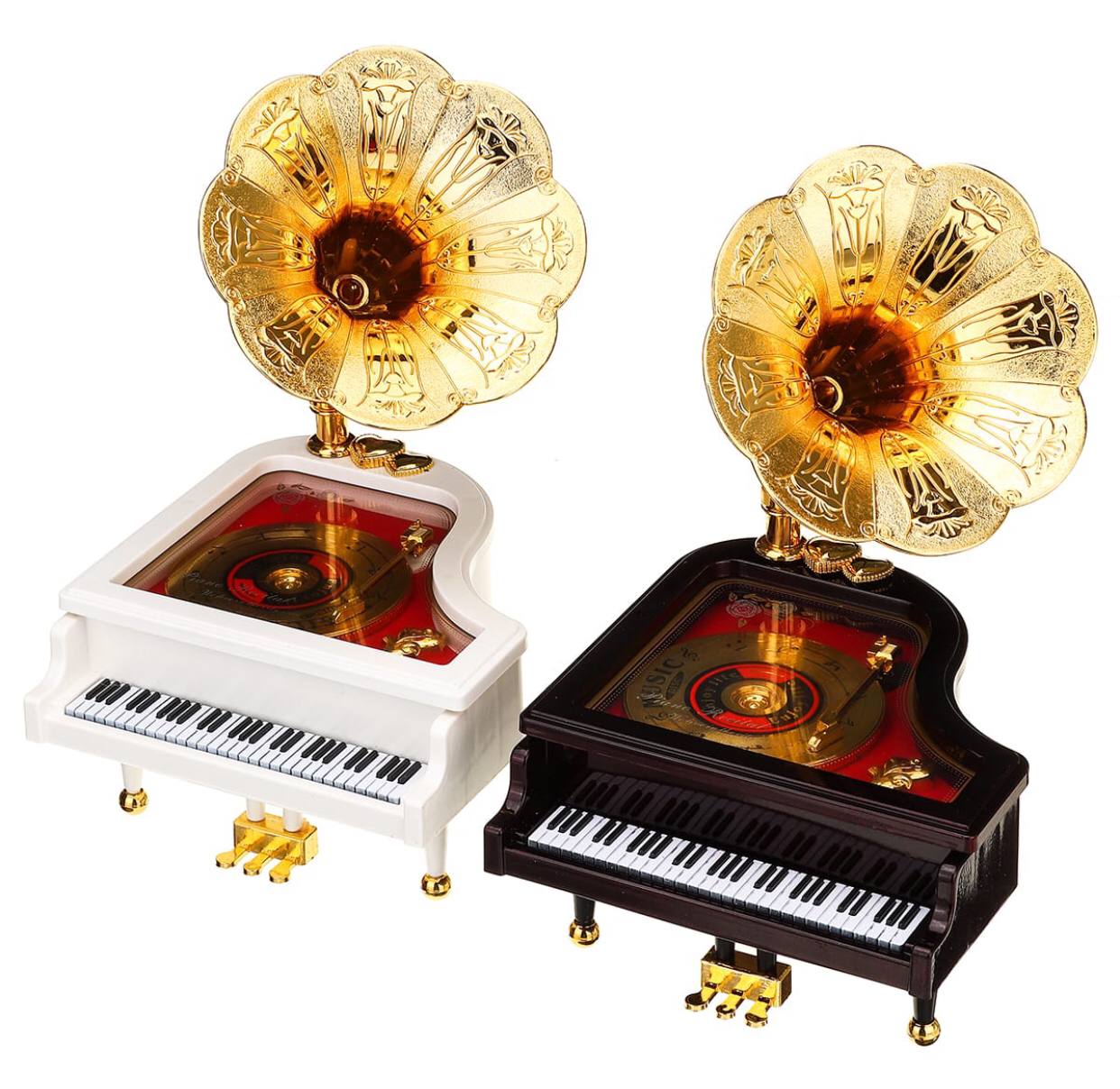 Loud Vintage Retro Music Box Piano
