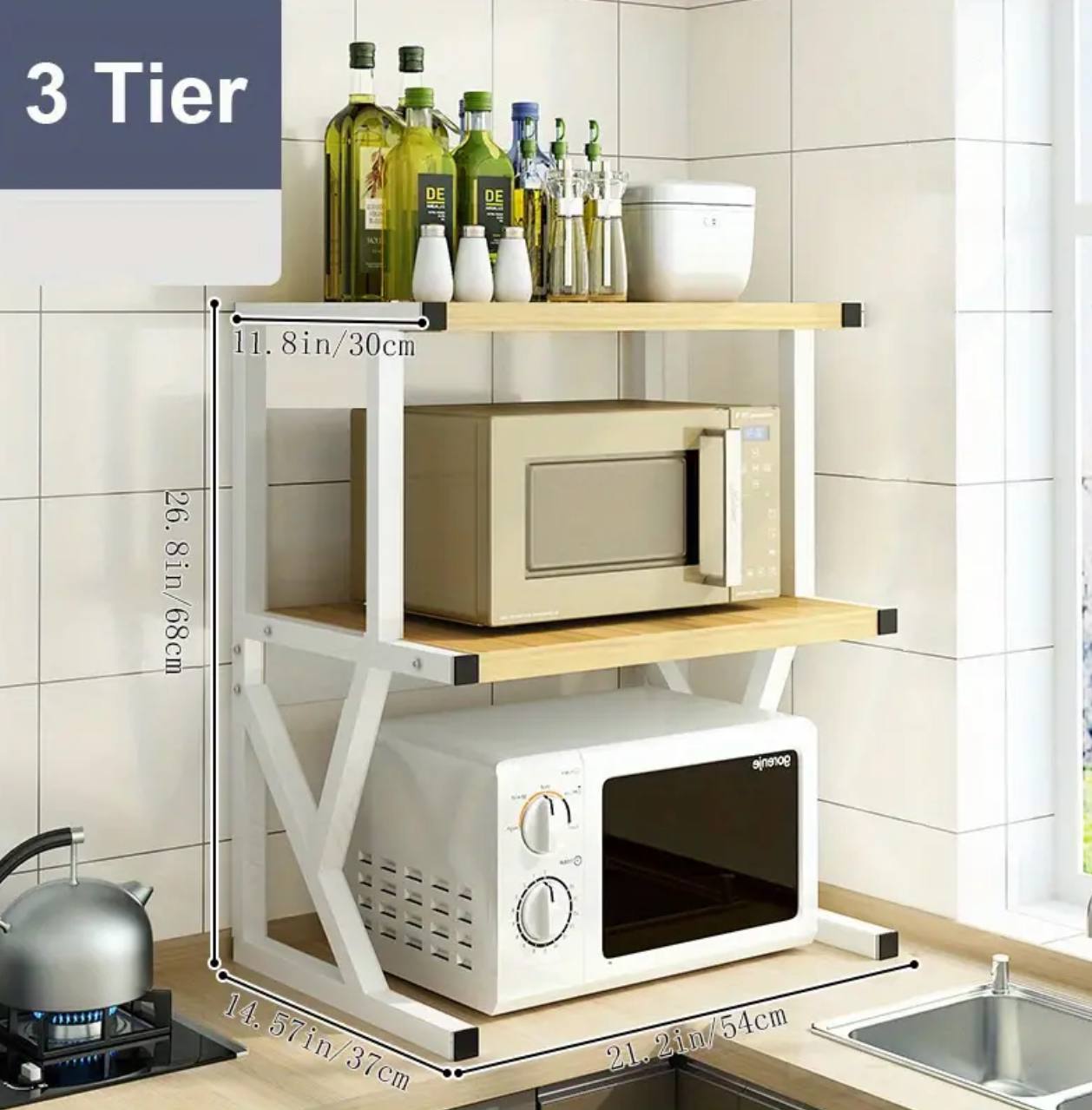 Microwave/ Oven Rack Organizer