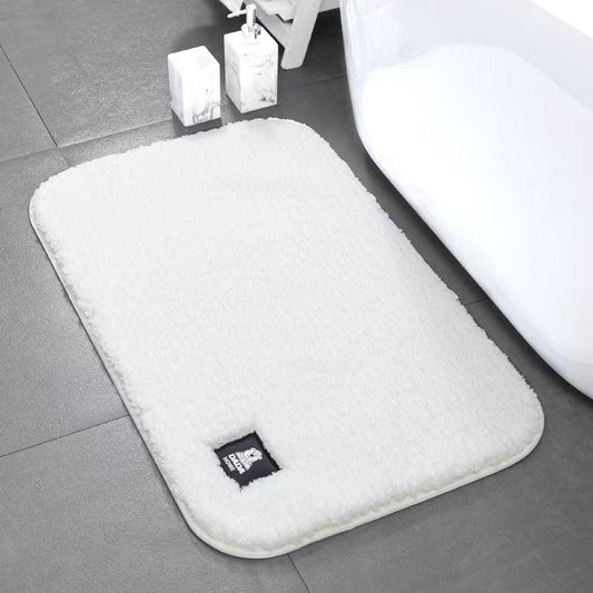 Plain color bathroom mat
