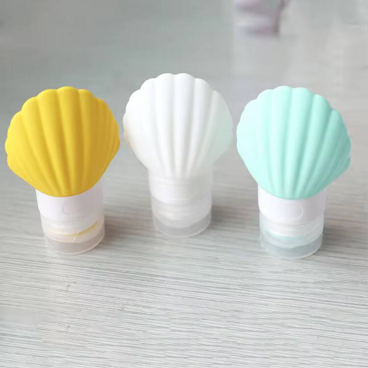 90ml Dispensing Bottles Silicone Travel Shampoo Cream Lotion Soap Small Sample Containers Refillable Bottles Easy To Squeeze