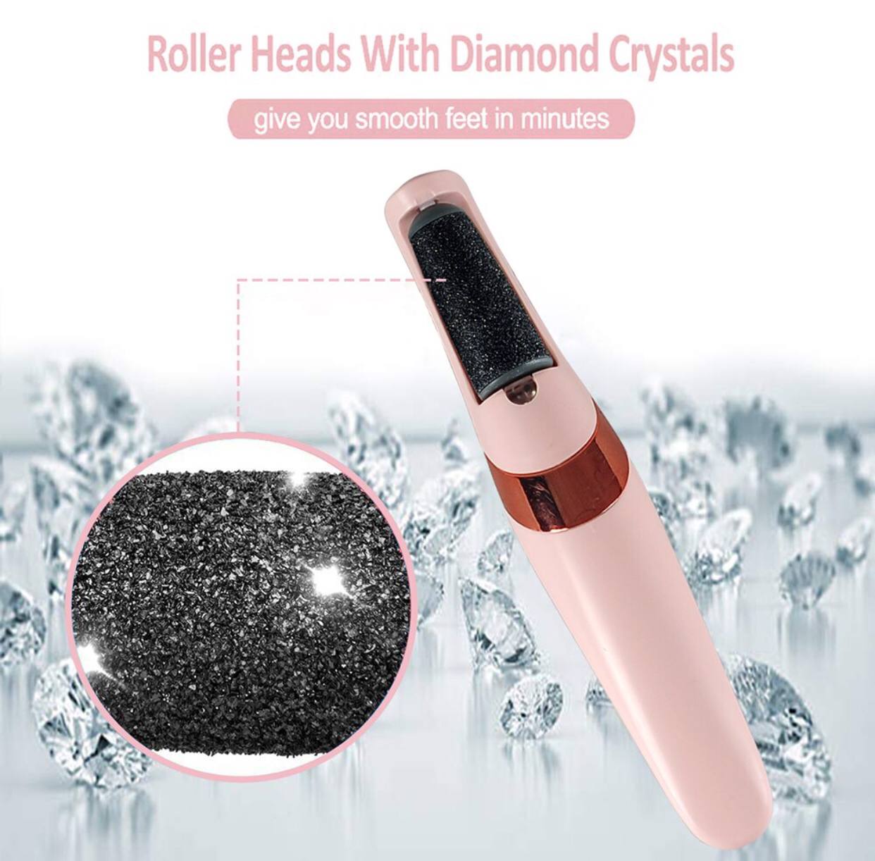 New electric cordless rechargeable callous remover