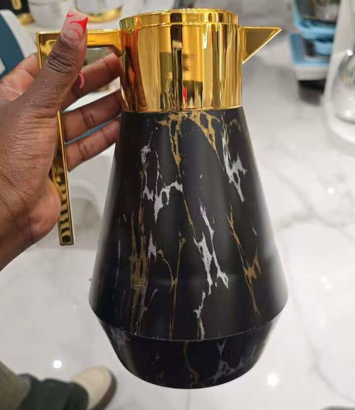 Marble and Gold Unbreakable  Flask