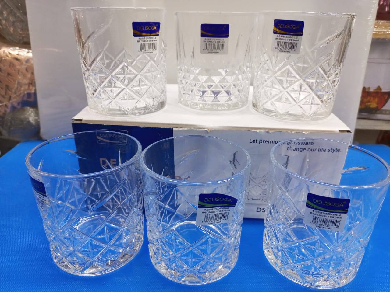 6 PCs whiskey glasses