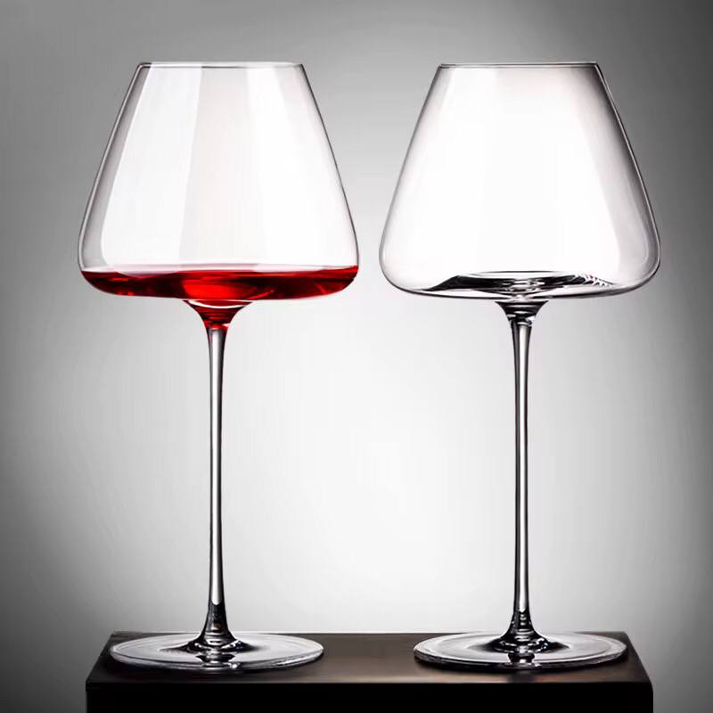 2pc Large Capacity  Crystal Wine Glass.