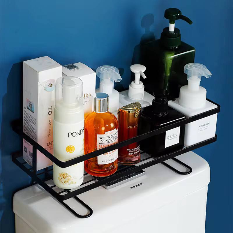 Over the toilet rack