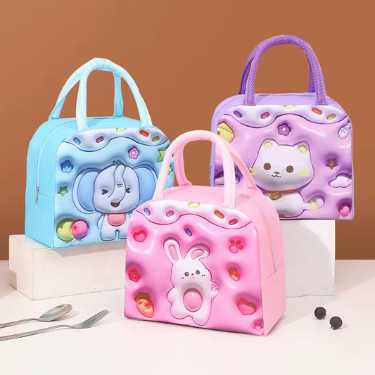 Lovely kids insulated lunch box bags available