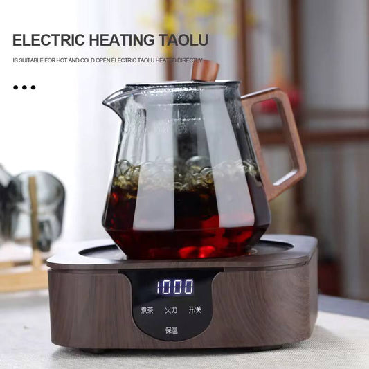 Diamond shaped heat resistant glass tea infuser Pot