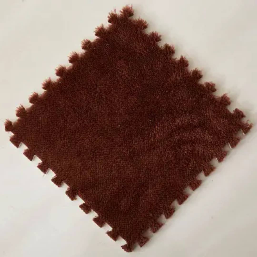 One piece Plush foam interlocking floor mats