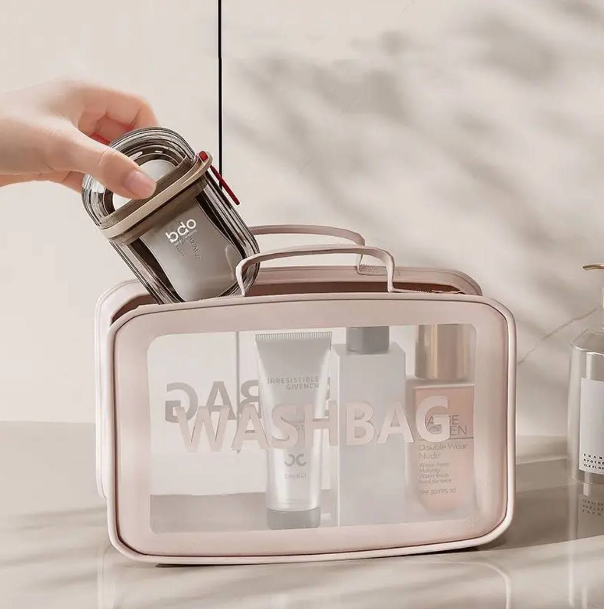 Portable travel soap holders.