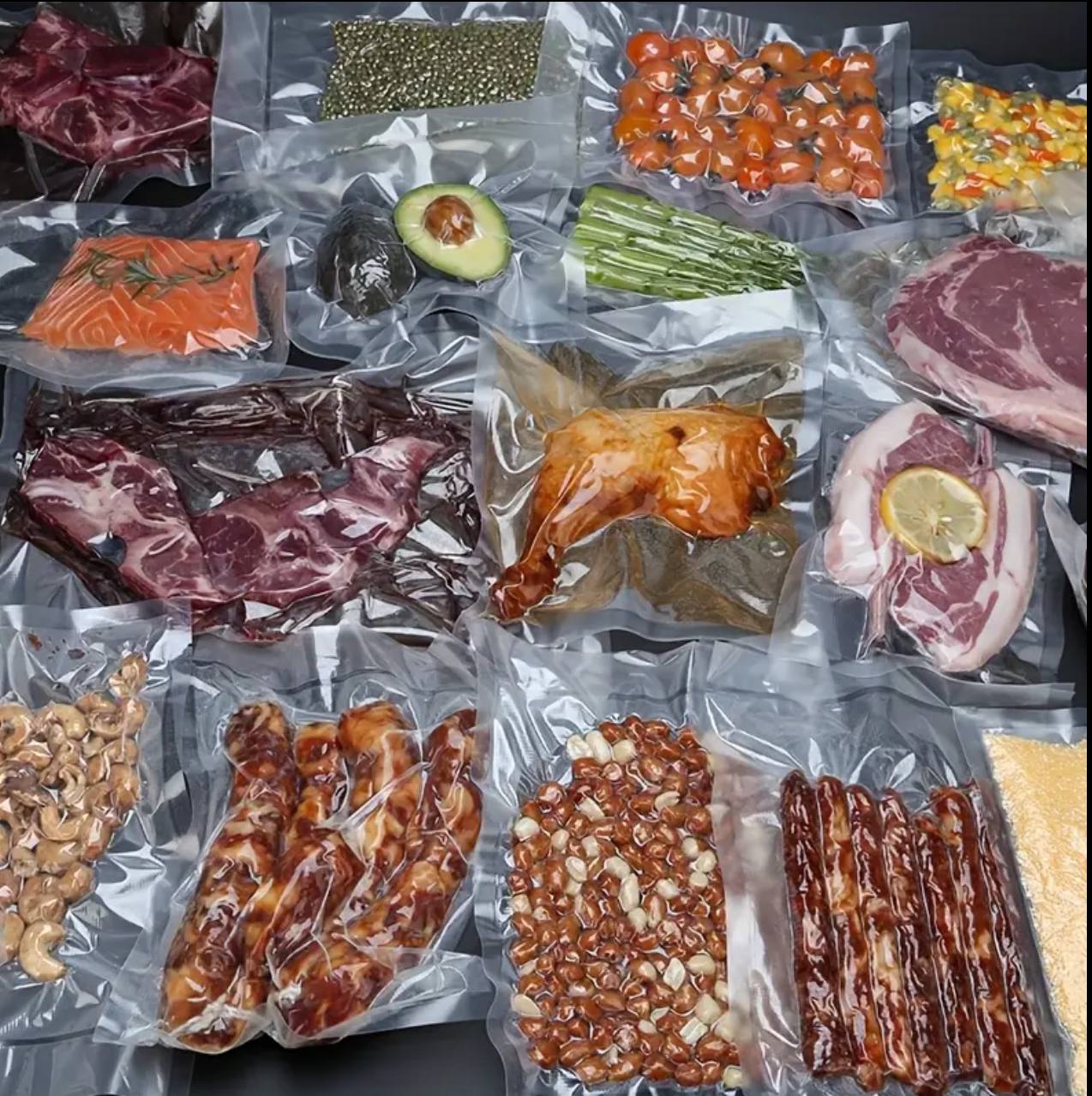 Vacuum sealer rolls bpa free storage