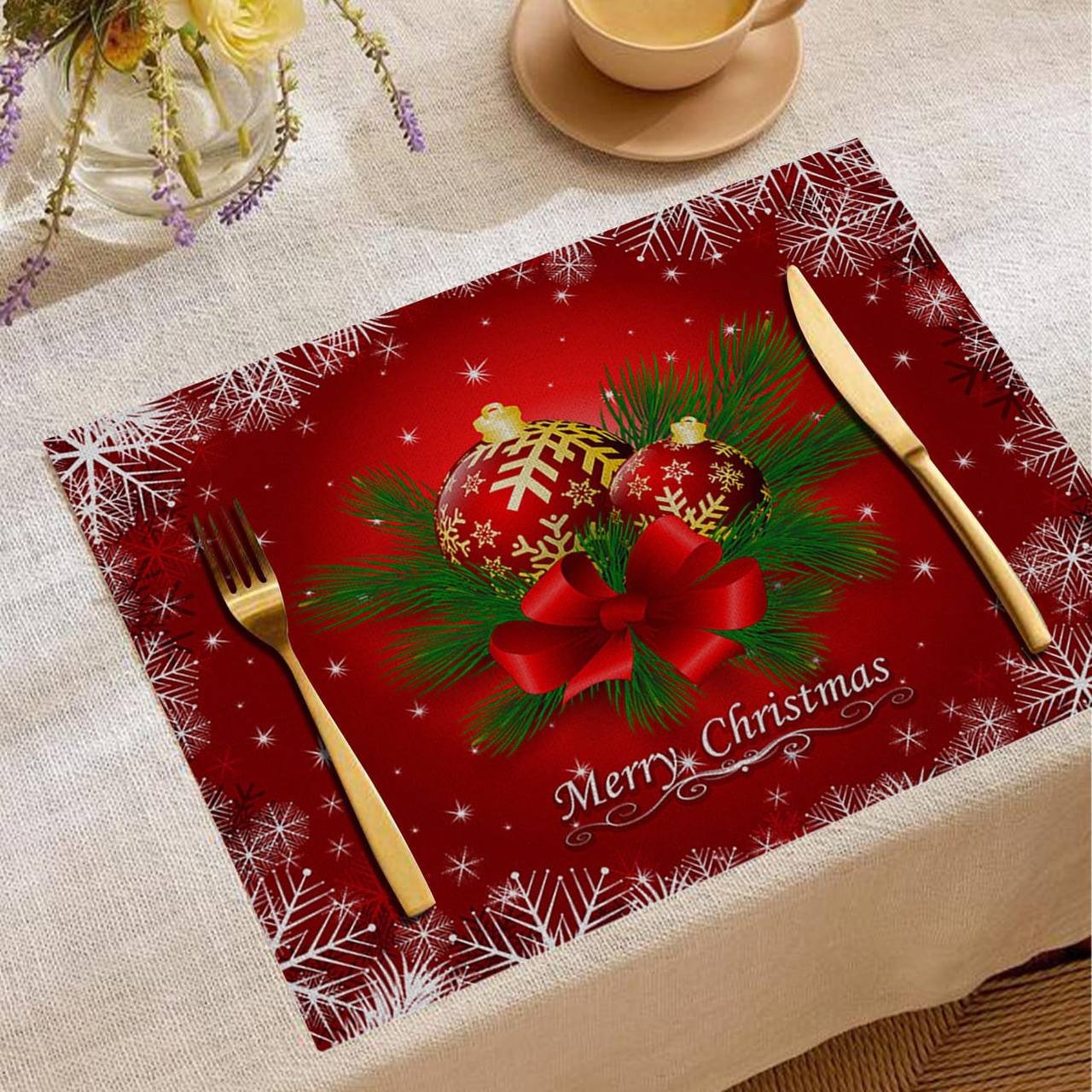 Christmas themed table placemats/table mats