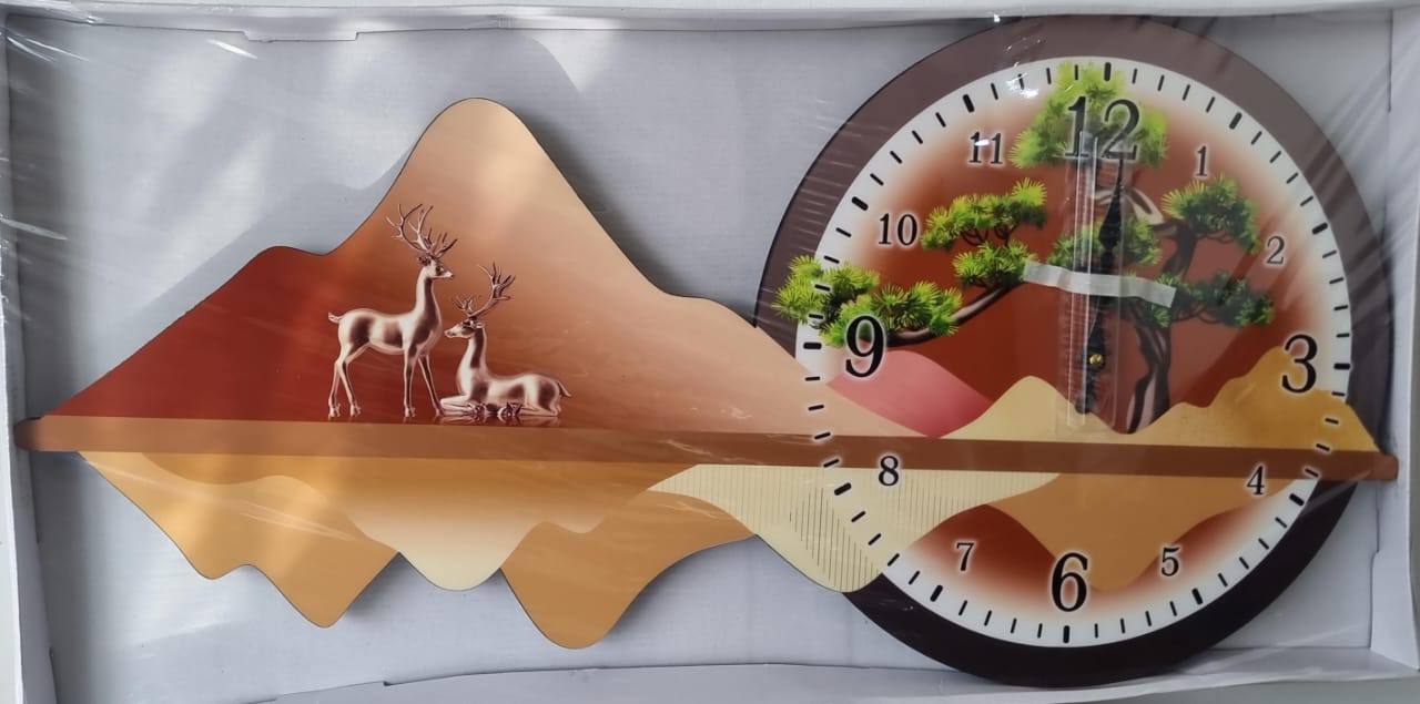 80x40cm Decor wall clock