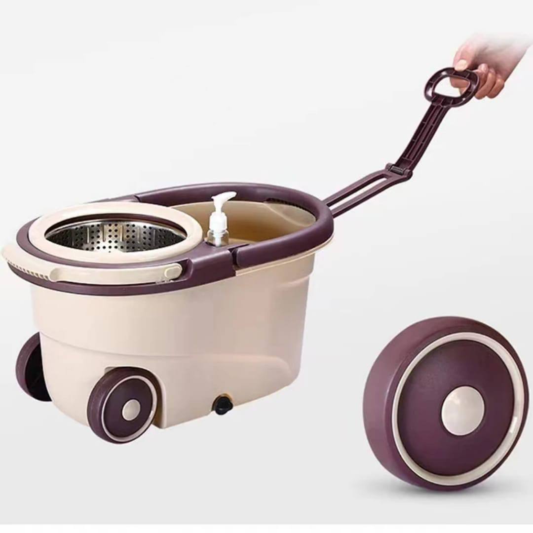 360° Spin Mop with Bucket and Dehydration Basket