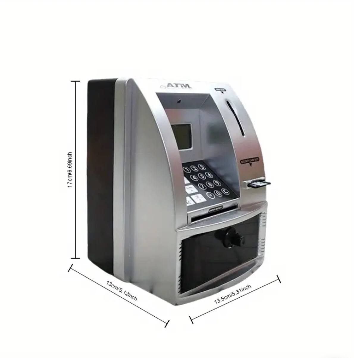 Mini ATM kids saving bank.