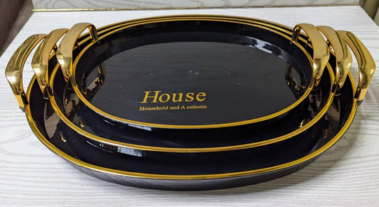 3pcs Nodic luxury serving tray