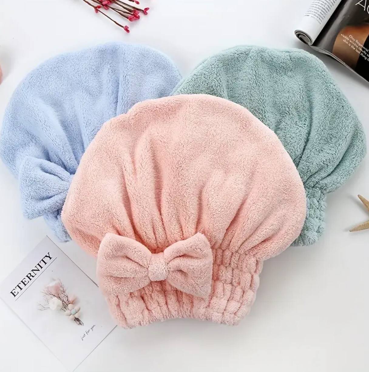 Super absorbent quick drying hair