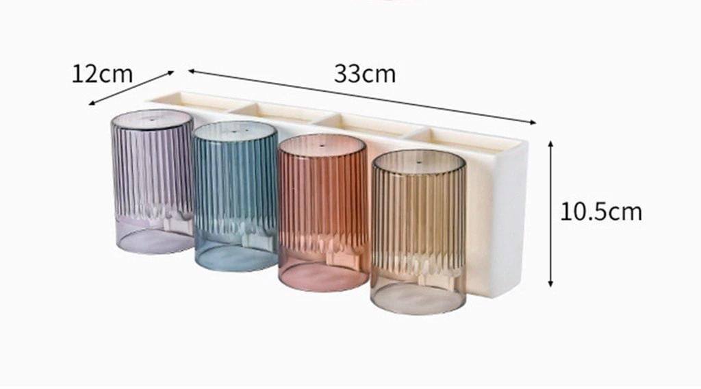 Multifunctional Bathroom Toothbrush Organizer