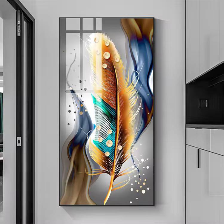 Crystal porcelain decorative painting