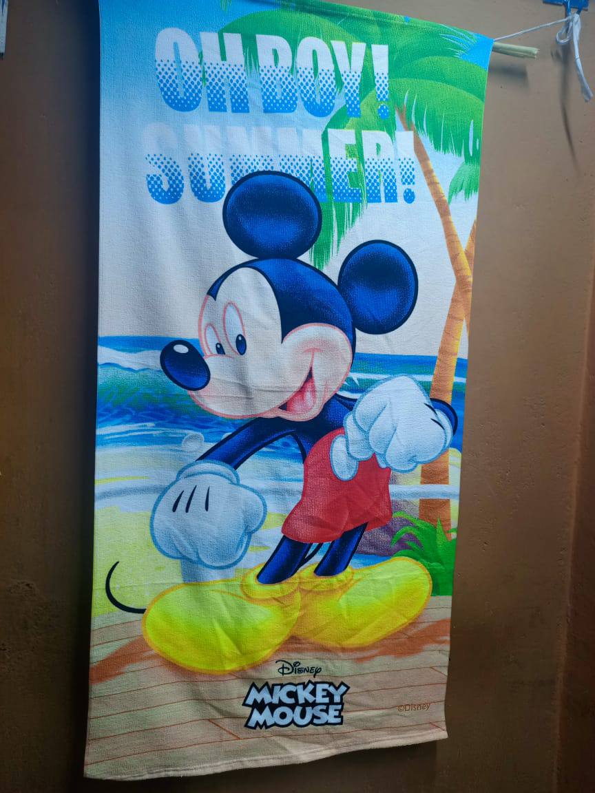 Cartoon themed towels