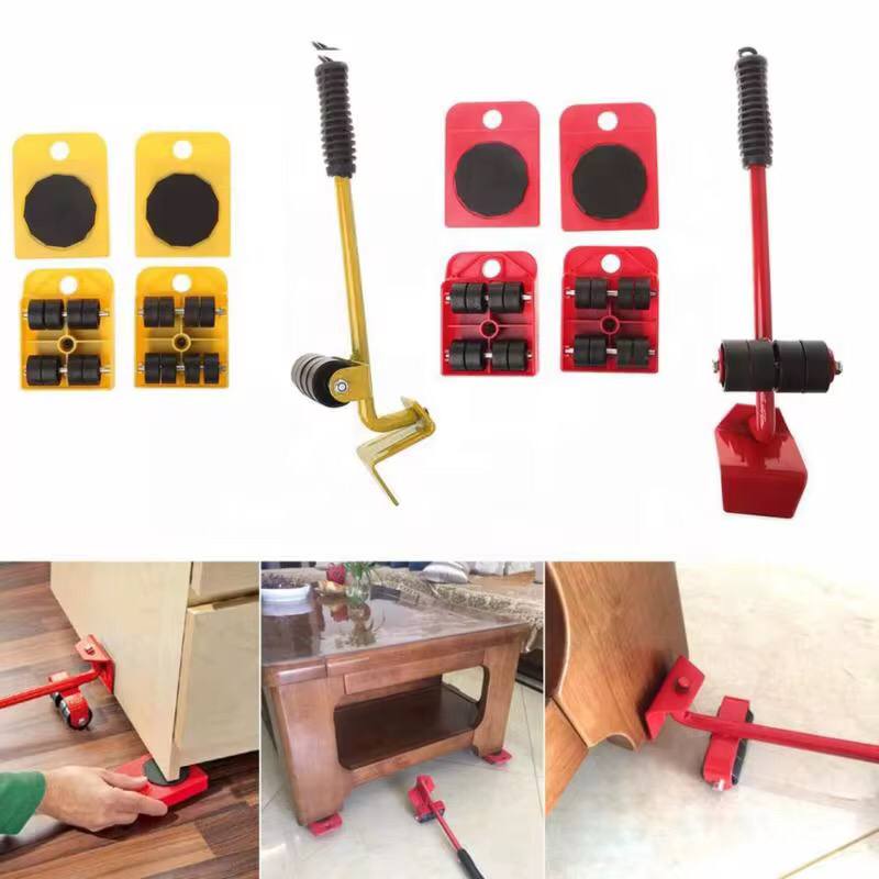 New Heavy Duty Furniture Lifter Transport Tool Furniture Mover set of 5 Roller