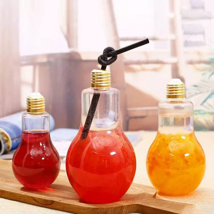 Glass Cups Light Bulb Shaped