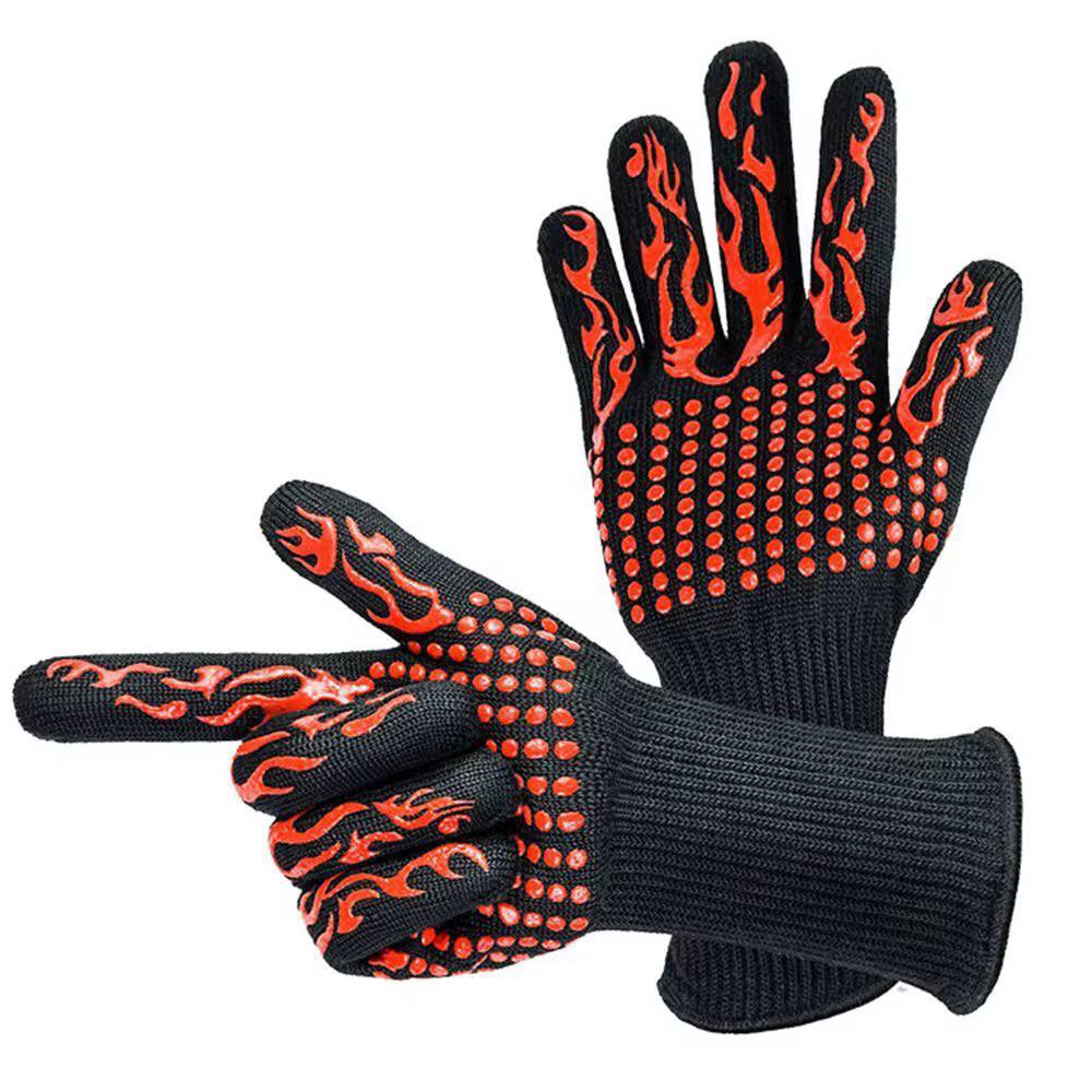 Grill Gloves,Heat Resistant BBQ Gloves