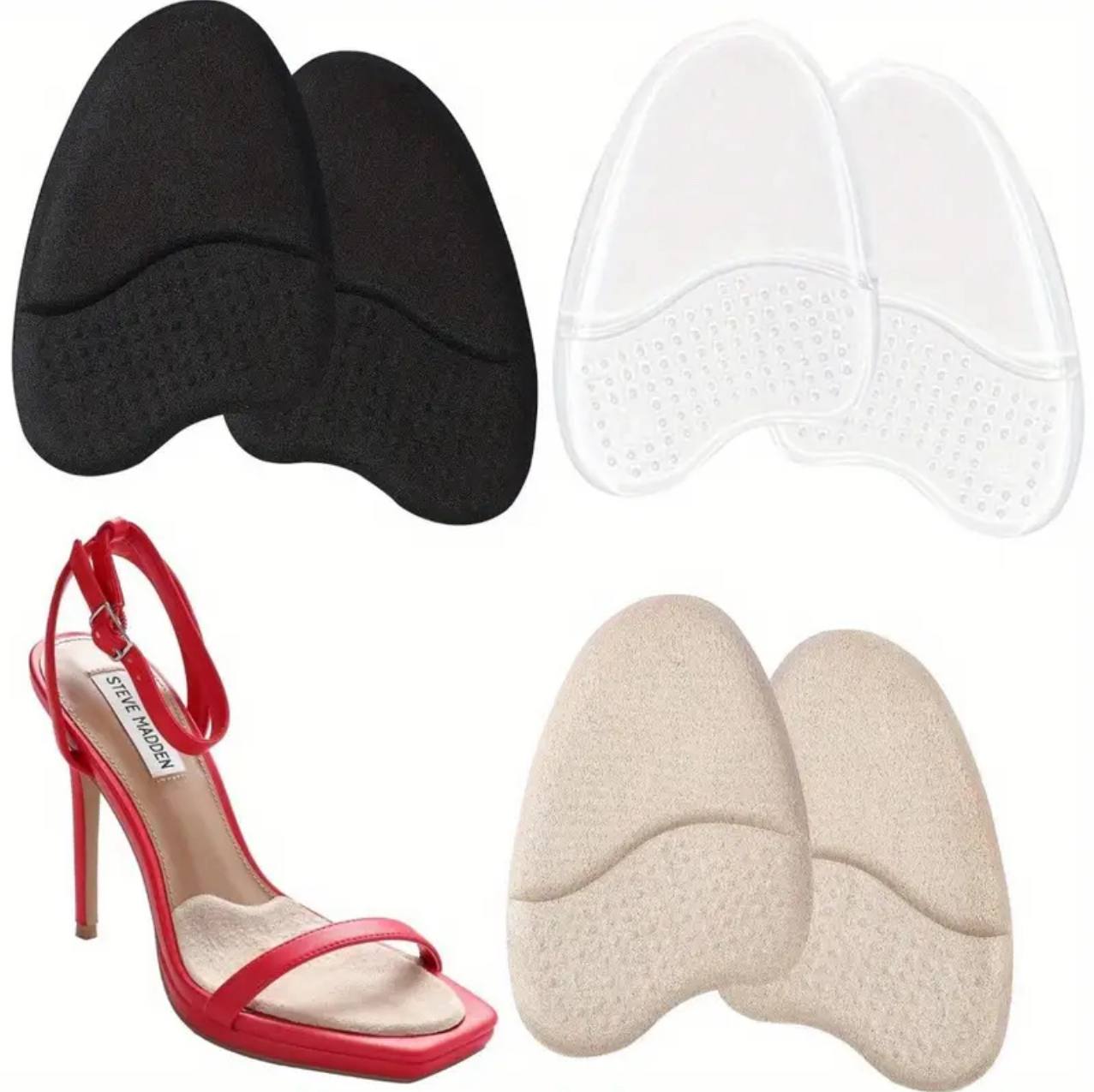 Forefoot Insert Metatarsal Pads for High Heels Sandals