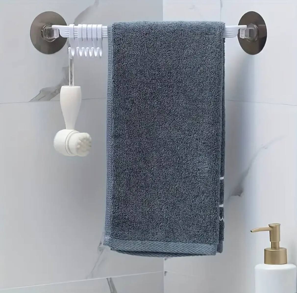 Self adhesive wall hanging kitchen towel holder