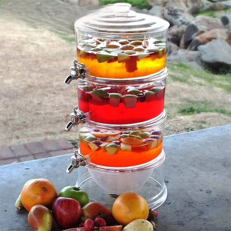 3 tier juice dispenser