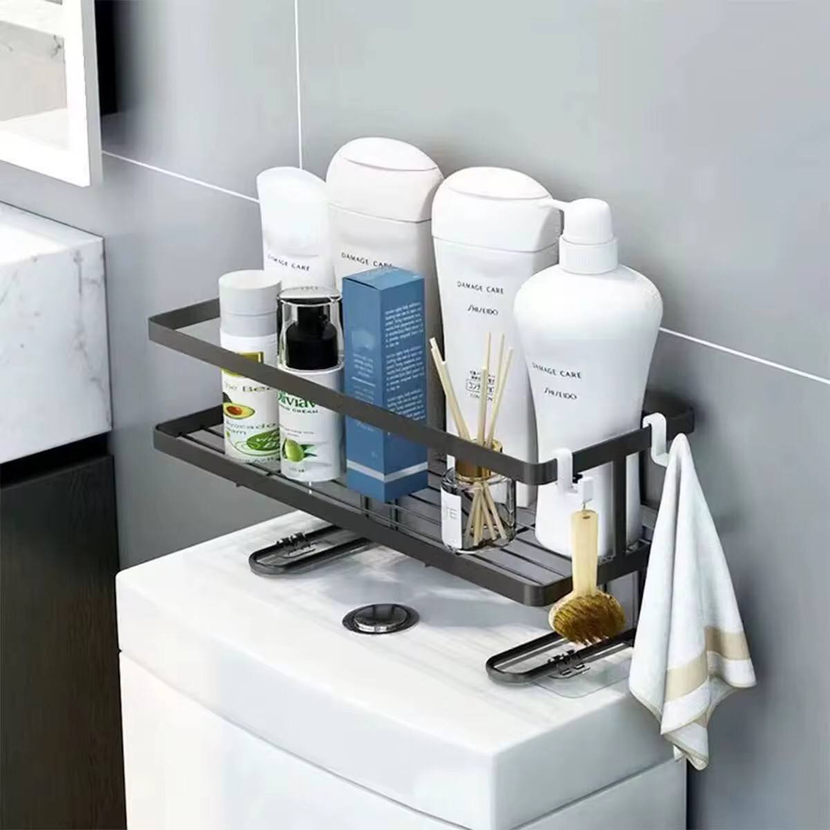Single layer Over the toilet rack