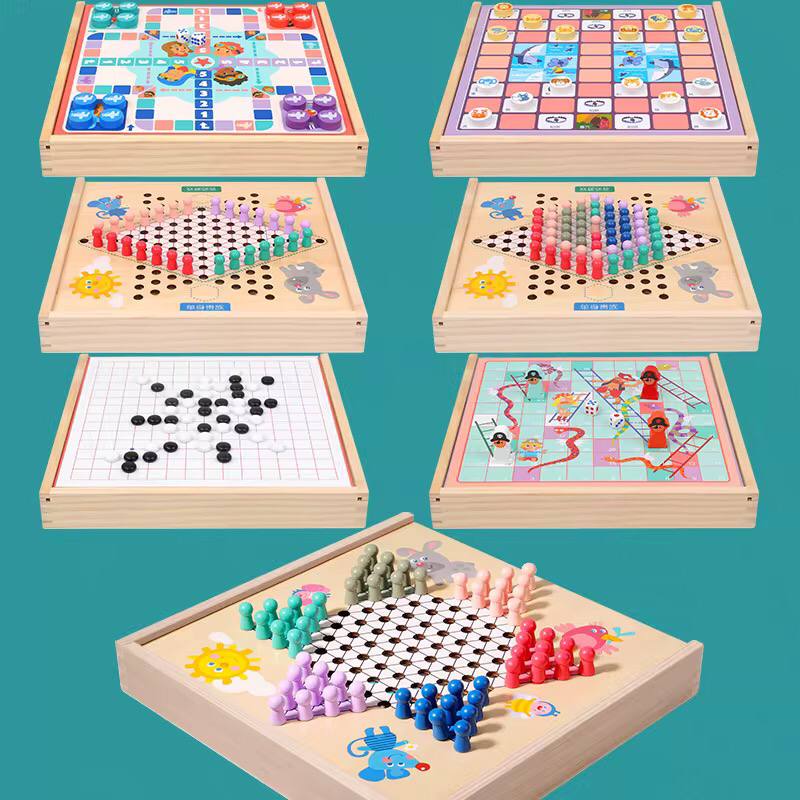 6 in 1 board Games