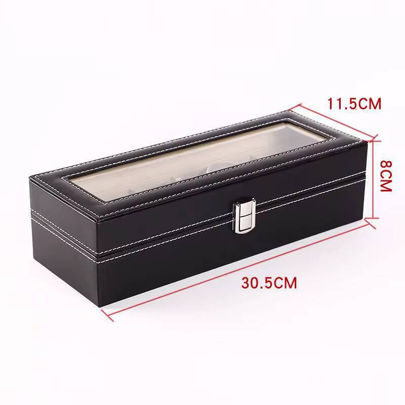 6 slot watch box