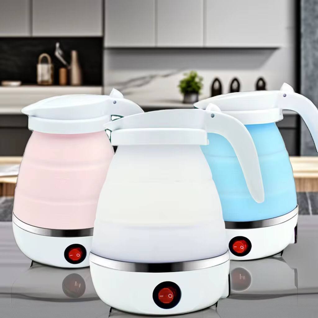 Foldable portable electric kettle