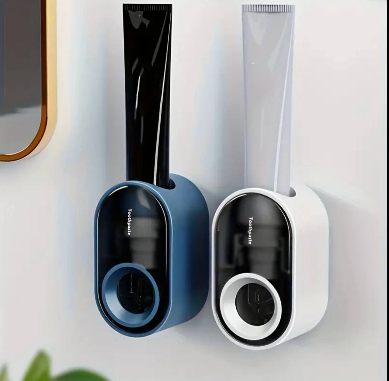 Light luxury wall mounted toothpaste squeezer