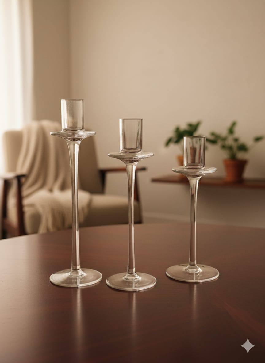 3pc candle holders