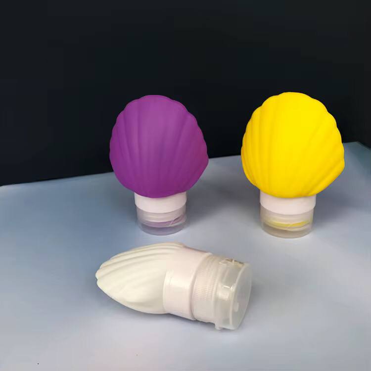 90ml Dispensing Bottles Silicone Travel Shampoo Cream Lotion Soap Small Sample Containers Refillable Bottles Easy To Squeeze