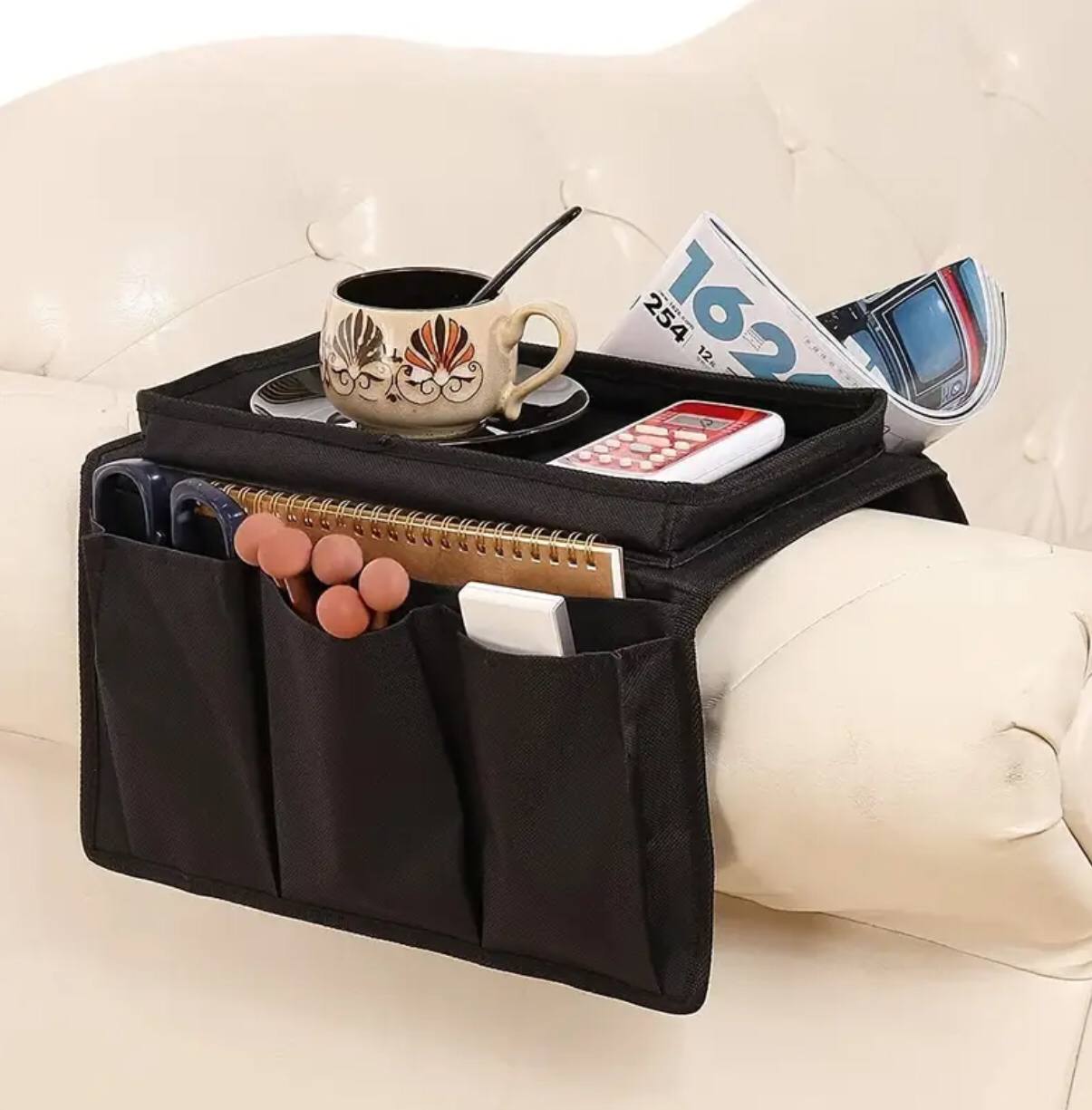 Sofa arm organizer