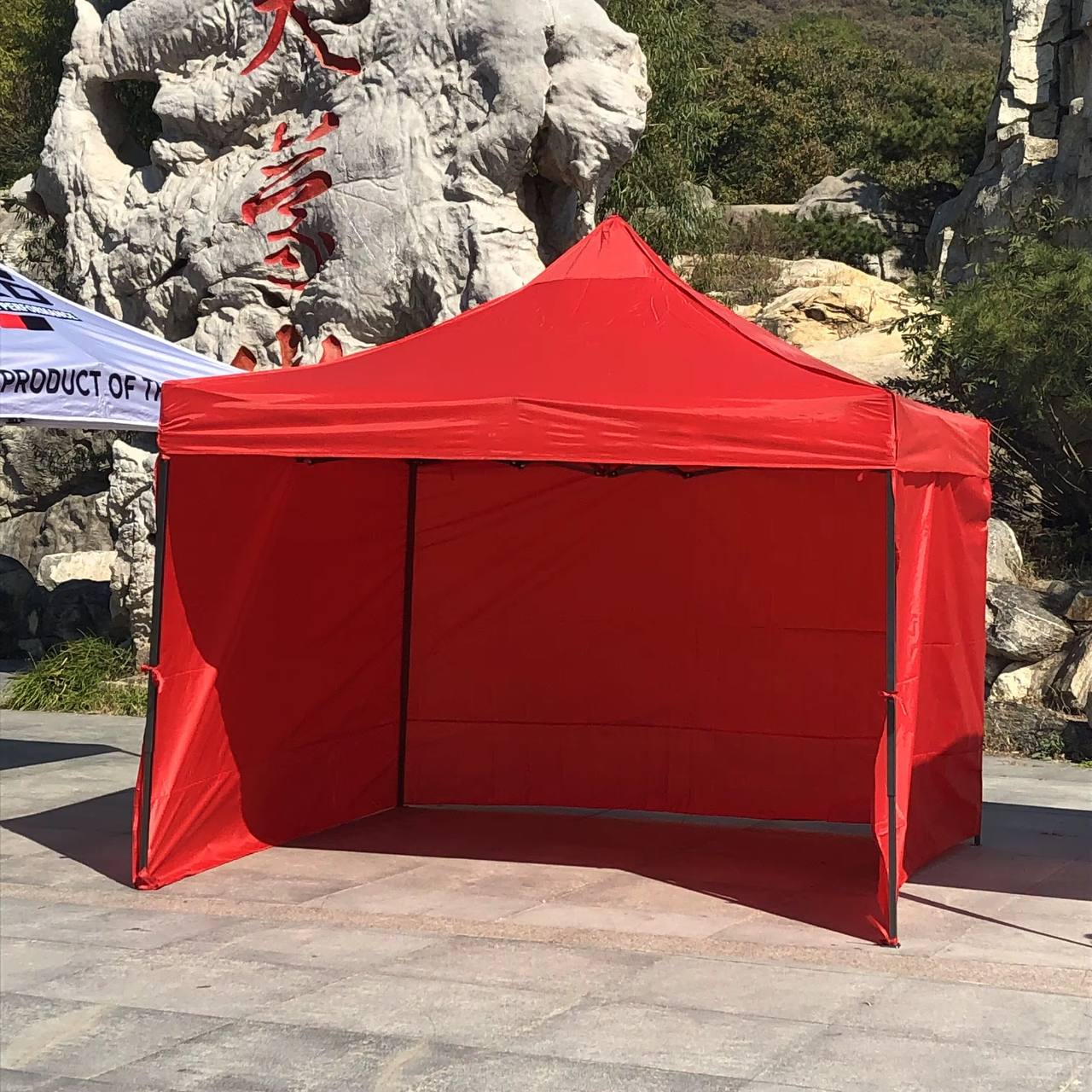 Pop Up canopy gazebo 3x3 tent 
With Side walls
