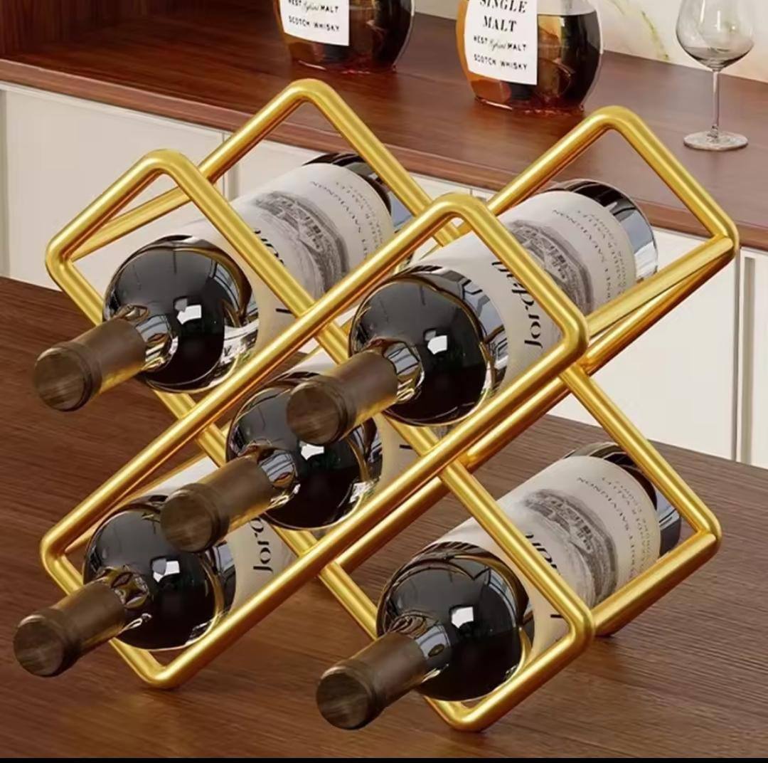 Carbon metal wine holder
5slot