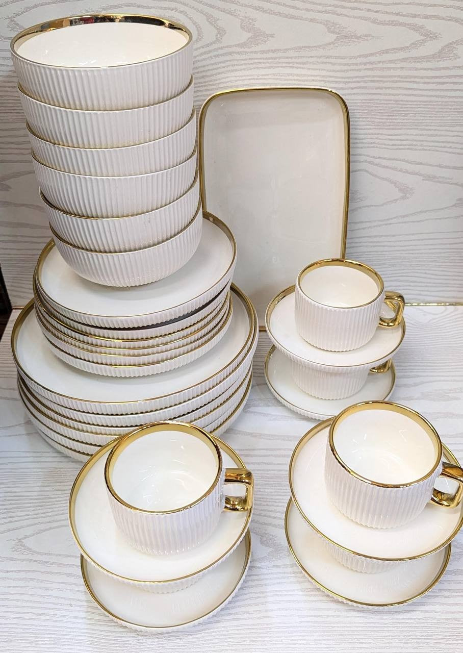 32pcs Elegant European Porcelain Dinner set
