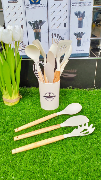 12pcs Silicon spoon set