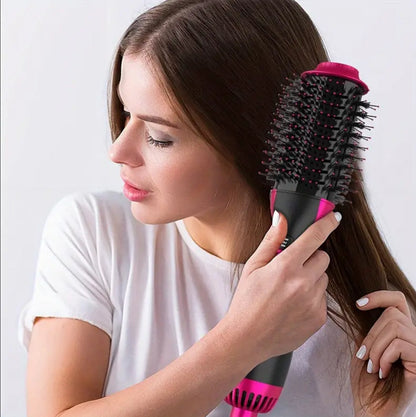 Electric hair straightener brush / dryer