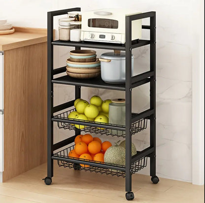 4 layers Multifunctional Metallic rack