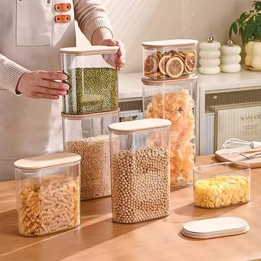 4pcs set acrylic storage containers