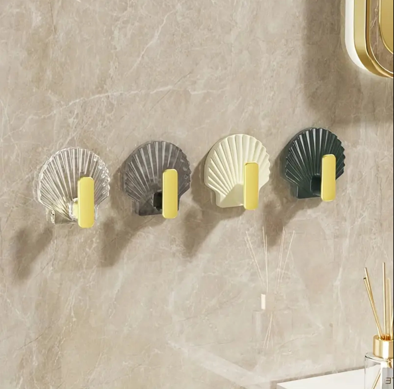 Shell Shape Wall Hooks
