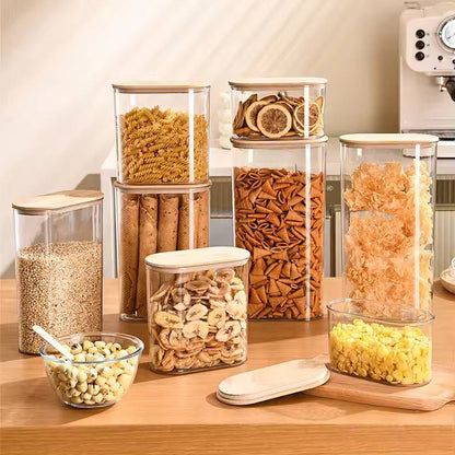 4pcs set acrylic storage containers