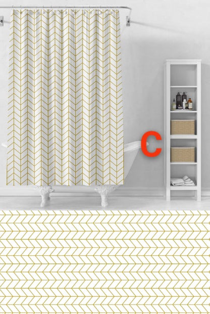 Shower curtains with hooks