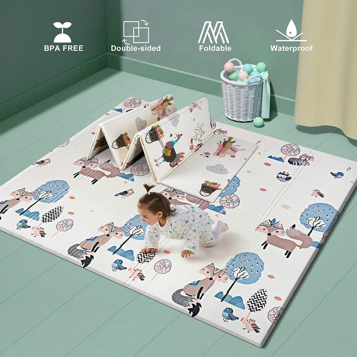 Waterproof Baby Play Mat Foldable